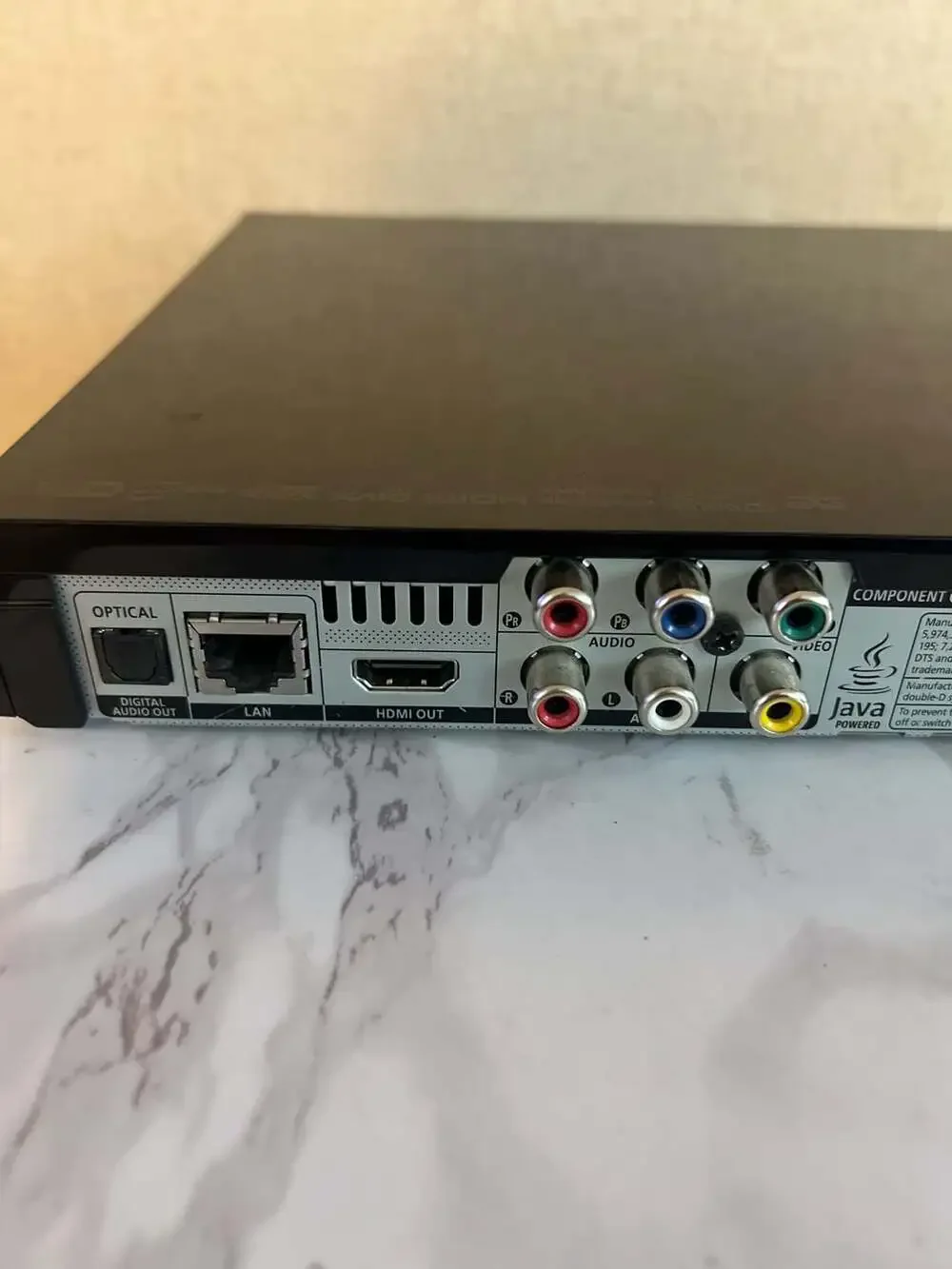 Samsung BD-D6500 3D Blu-ray Disc Player ( no remote)